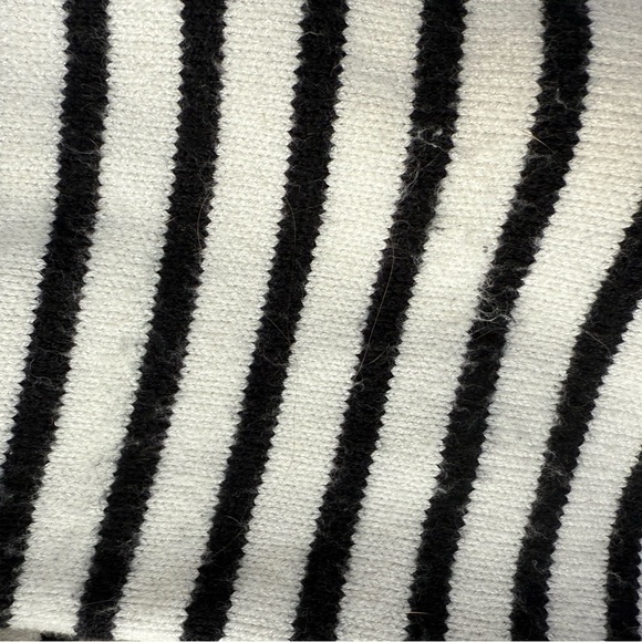 Honey Belle Black and White Cardigan Sweater Sz Small - Picture 6 of 7